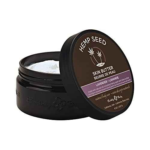 Hemp Seed Skin Butter - 8 oz. - Total Body Moisturizer - Hemp Seed Oil, Jojoba Oil, Shea Butter - Vegan & Cruelty Free