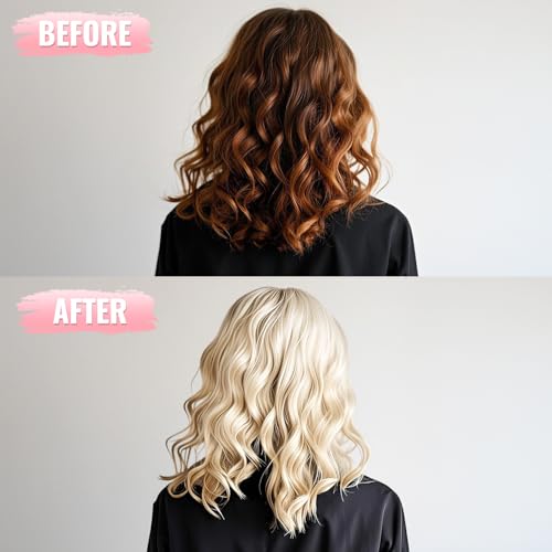 Bleach for Hair Lightening, Professional Hair Bleaching Powder, High Performance Up to 9 Levels of Lift for Hair Highlights & Lightening