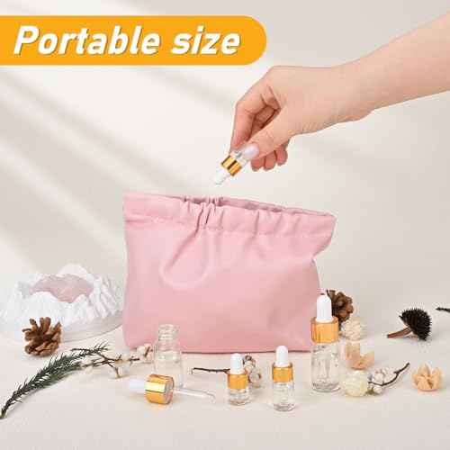 20 Pack Mini Dropper Bottle for Cuticle Oil, 2ml Small Sample Essential Oil Dropper Bottles for Travel, Clear Empty Vails for Cosmetic Perfume