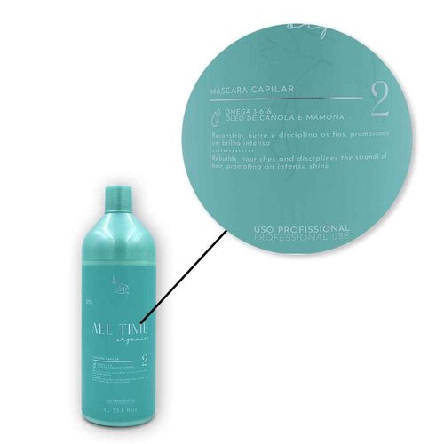 Zap All Time Progressive Organic Long-lasting Straightening 2x1L/2x33.8 fl.oz