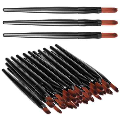 120Pcs Disposable Lip Brushes for Lipstick Brush Applicator Lip Applicators Lips Makeup Brushes for Concealer Eye Shadow Eyebrow Foundation Blending Cosmetic Tool