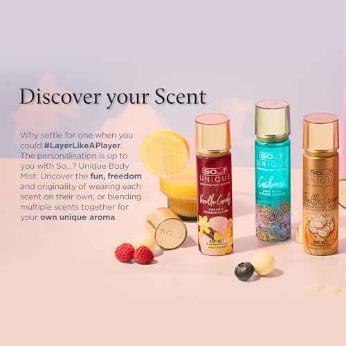 So...? Unique Body Mist - Truffle Cream for Women - 5.1 oz Body Mist - Pack of 3