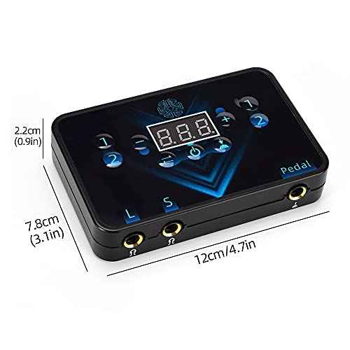 Tattoo Power Supply LED Display Adjustable Voltage Professional Tattoo Machine Power Source Tattoo Voltage Regulator US-Plug