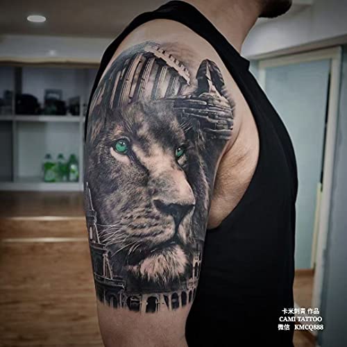 Complete Beginner Tattoo Kit Motor Pen Machine USA Color Inks Power Supply Set Needles (black)