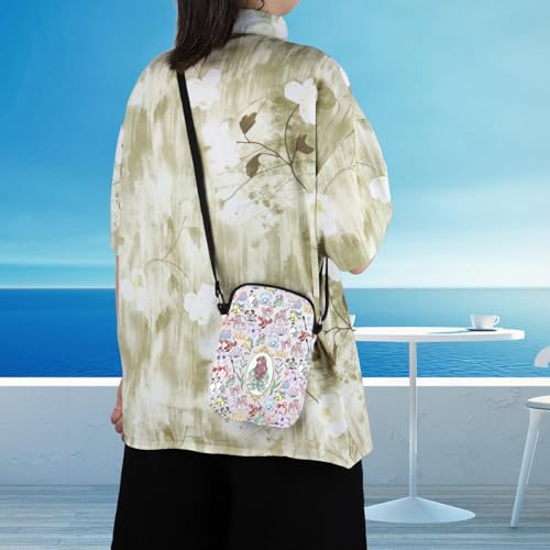 WCGXKO Princess Gift Mermaid Princess Lover Gift Mermaid Princess Lover Canvas Messenger Bag
