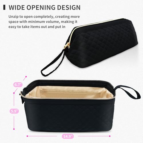 Hair Tools Travel Bag for Shark Flexstyle, Portable Shark Hair Dryer Case, Waterproof Dustproof Shockproof Flat Curling Iron Travel Organizer, Black