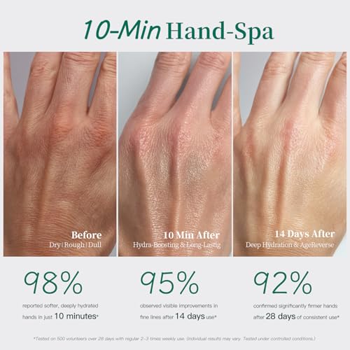 Apuree Anti Aging Hand Mask Gloves: 10-Minute Repair& Extra Moisture (5*30g)| for Severely Dry & Cracked Hands | Luxury Home SPA & 7 Peptides Collagen| All Skin Types| Vegan & Cruelty Free| Gift Set