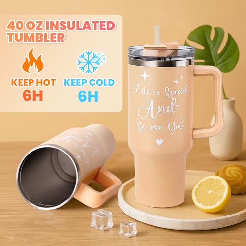 Birthday Gifts for Women Self Care Get Well Soon Gifts, Vanilla Coconut Relaxing Spa Gifts Box Care Package Basket w/ Luxury Blanket 40 oz Tumbler, Christmas Gifts Set for Mom Wife Girlfriend Sister