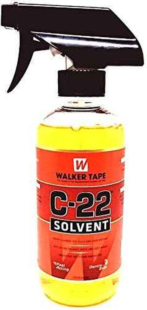 Walker Tape Ounce (355 mL) C22 Citrus Solvent Wig Glue Remover with 3.4 Ounce Ultra Hold Hair System Wig Adhesive WKR-UH-3.4+-C22-12 Custom