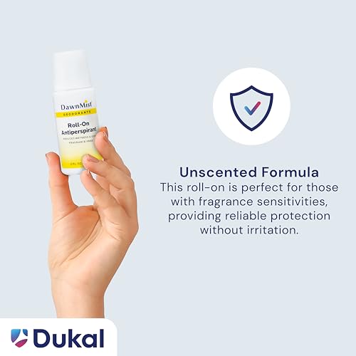 Dukal Dawn Mist Antiperspirant Deodorant, 2 oz., Unscented, Roll-On (Pack of 96) RD20