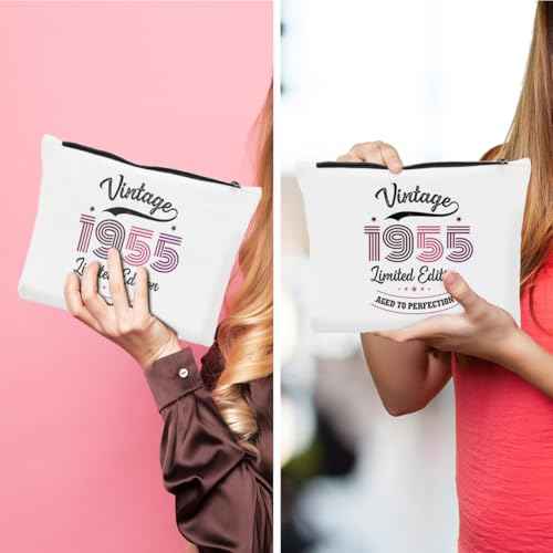 70th Birthday Gifts for Women Funny Makeup Bag 70th Birthday Decorations Party Favors Happy Anniversary Birthday Gifts for 70 Year Old Woman Grandma Sister Aunt Stepmom Cosmetic Bag