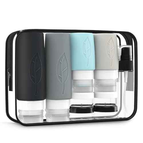 17 Pack Travel Size Toiletries - Refillable Travel Bottles, Leakproof Squeezable Travel Bottles For Toiletries, Portable Travel Size Containers, Travel Essentials For Various Lotion And Body Wash