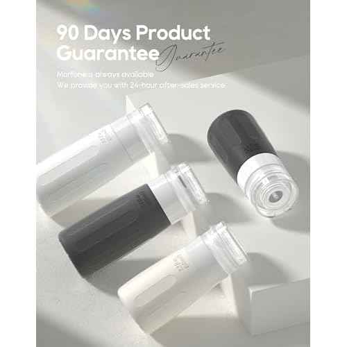 Morfone 16 Pack Silicone Travel Bottles Set for Toiletries TSA Approved Travel Containers Leakproof Squeezable Refillable Accessories 2oz 3oz Travel Essentials for Shampoo Lotion Liquids (BPA Free)
