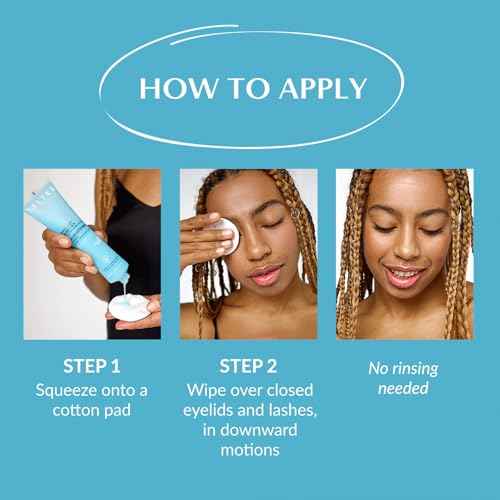 Talika Lash Conditioning Cleanser - Eye Makeup Remover, Leave-in Make Up Remover for Sensitive Eyes and Fragile Eye Lashes - Oil Free Gel - For Waterproof Makeup - 3.3 fl oz