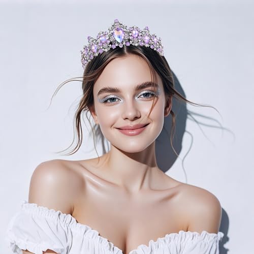 Kamirola Baroque Queen Crown,Rhinestone Wedding Bridal Crown and Tiaras Crystal Headband For Birthday Prom Pageant Party halloween Chrismas (TR05)