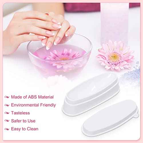 krofaue Nail Dip Container Dipping Powder Tray French Nail Smile Line Molding Manicure Mould Fashion Nail Tool