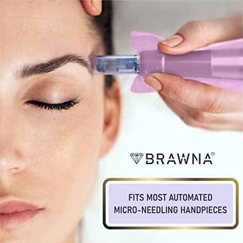 BRAWNA 220 Pack PMU Machine Pen Covers - Microneedling Machine Cover - PMU Supplies - Color - Pink