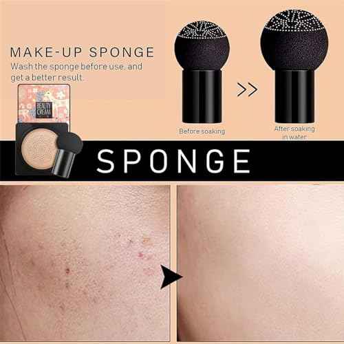 Linasi Clear Cover Beauty Cream - Air Cushion CC Cream, Moisturizing Concealer, Long Lasting Makeup