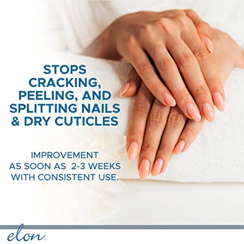 Elon Lanolin-Rich Nail Conditioner ? Strengthens Nails, Protects Cuticles, Dermatologist-Recommended for Brittle & Damaged Nails (10g Tube)