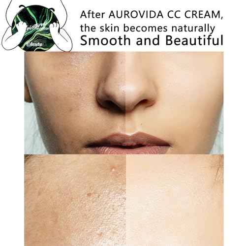 Moisture Cushion CC Cream Foundation for Mature Skin - Flawless Concealer BB Cream with Mushroom Head, Long-Lasting Waterproof Air Cushion CC, Natural honey and pine Makeup cream, Even Skin Tone£¨02#£©