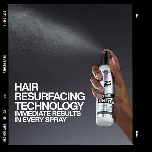 Redken One United All-In-One Leave In Conditioner - Multi-Benefit Leave In Treatment For All Hair Types, Heat Protectant and Detangler Spray, Paraben-Free