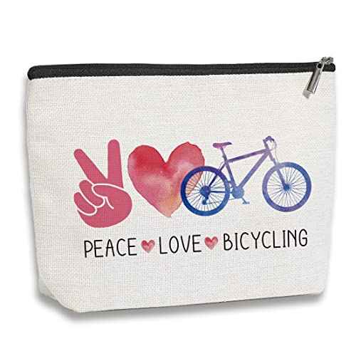 Gifts for Bicycle Enthusiasts Bicycling Gifts for Women Men Bicycling Bicyclist Gift for Biker Cyclist Athlete Bicycle Rider Birthday Christmas Gifts for Women Her Female - Peace Love Bicycling