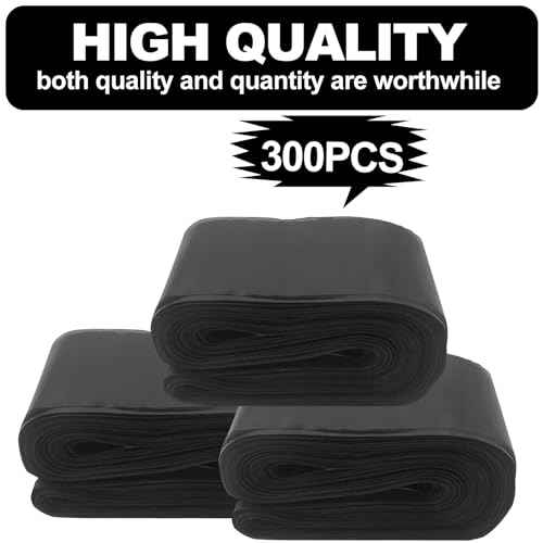 300PCS Clip Cord Covers,Disposable Hygiene Tattoo Clip Cord Covers for Tattoo,2¡¿32in Tattoo Clip Cord Covers, For Tattoo Machine Bags Tattoo Supplies Tattoo Accessories. (black)