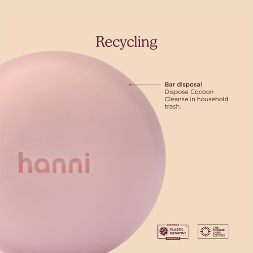 HANNI Cocoon Cleanse Serum with Shea Butter, Soap-Free Body Wash, Hydrating Cleanser with Eucalyptus, 3.7 oz (4 Pack)