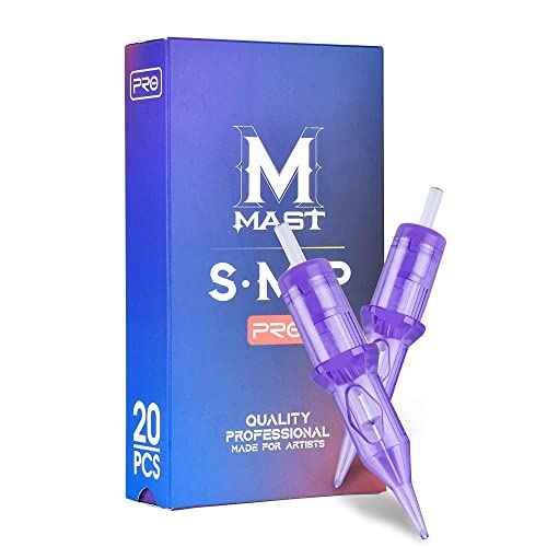 Mast Pro Smp Professional Cartridges Tattoo Needles 3 Round Liner 0.25MM Needles for Permanent Makeup Hair Scalp 0803RL