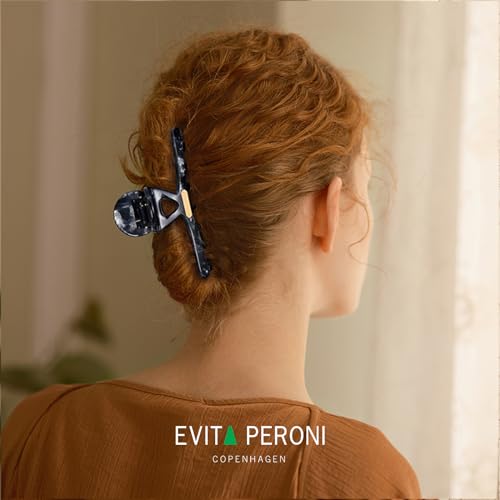 EVITA PERONI Extra Large Hair Clips for Women with Strong Grip Suitable for Oversized hairstyles, Hair Claw Full Clip and Half Clip - Night Star River