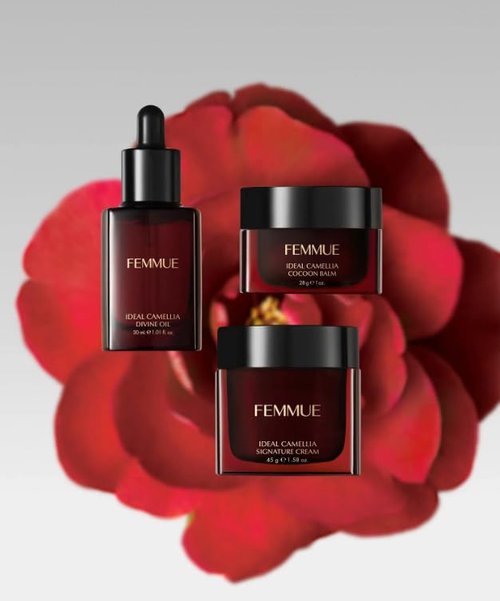 FEMMUE Ideal Camellia Divine Oil | Firming Face Oil with Camellia and Grapeseed | Anti Aging Barrier Repair, Hydrating for Dry Skin | Korean Beauty Skincare