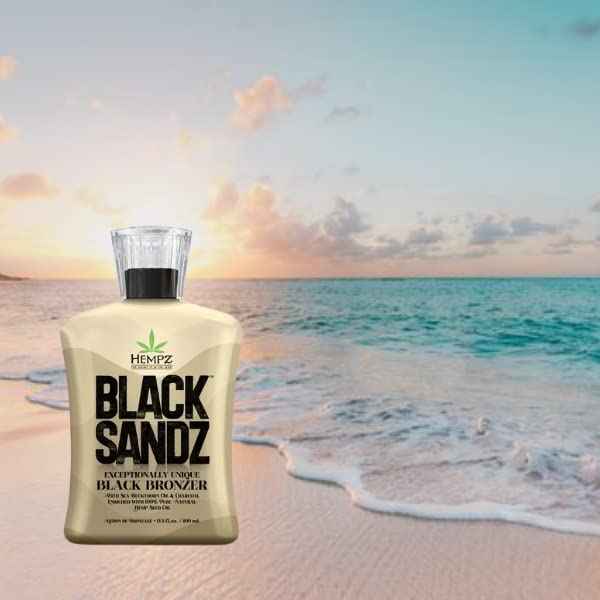 Hempz Black Sandz Unique Black Bronzer DHA & Cosmetic Bronzer 13.5oz