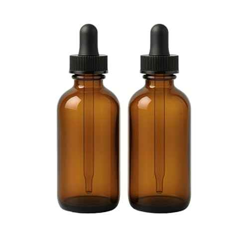 (4 Oz Pack of 2) Amber Glass Bottles With Caps And Droppers ? Refillable Containers For Essential Oils, Serums, Tinctures, Diy Skincare, And Liquid Storage.