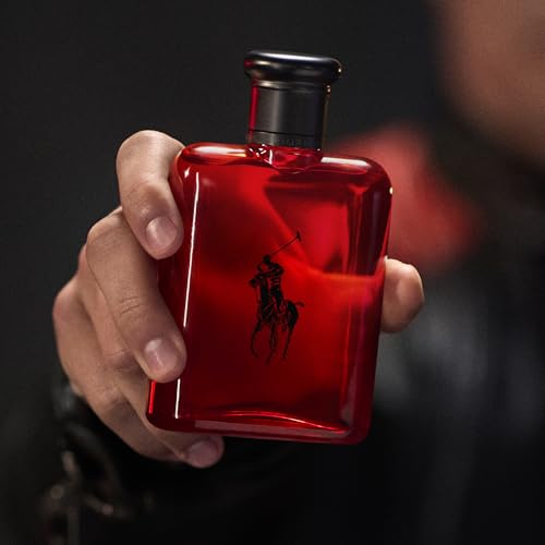 RALPH LAUREN FRAGRANCES - Polo Red - Eau de Toilette - Men's Cologne - Woody & Spicy - With Grapefruit, Saffron, and Redwood - Medium Intensity