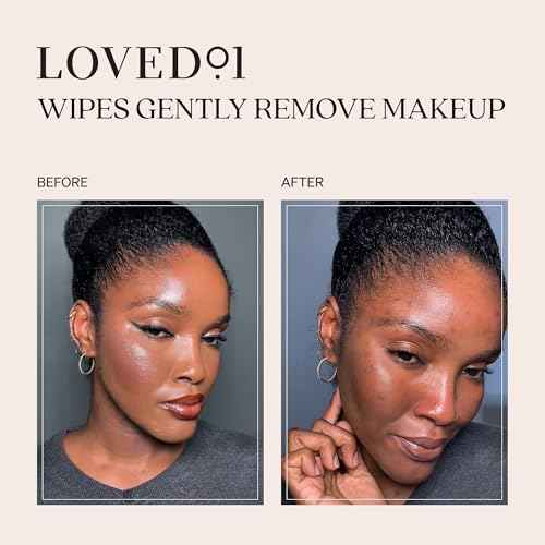 Loved01 Face & Body Salicylic Acid Exfoliating Cleansing Wipes, John Legend Skincare, Oil & Fragrance-Free, No-Rinse, Suitable for Blemish-Prone Skin, 3-Pack (72 wipes)