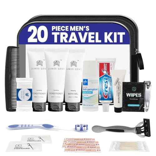 Trektote Travel Toiletry Kit For Men And Women ? 20 Piece Set of Travel Size Toiletries, TSA Compliant, Includes Shampoo And Conditioner, Body Wash, Toiletry Bag & More