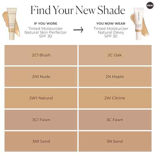 Laura Mercier Tinted Moisturizer Natural Dewy with SPF 30: 24HR+ Hydration, Long Lasting, Sheer to Light, Buildable Coverage, Dewy Finish, Improve Skin Tone and Texture, Skin Tint