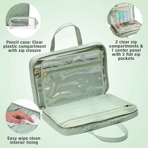 Conair Travel Toiletry Bag - Makeup Bag - Cosmetic Bag -Travel Makeup Bag