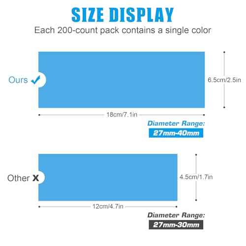 Large Tattoo Machine Covers 200pcs - Sealable Tattoo Pen Covers Sleeves 2.5" x 7.1" Tattooing Gun Wrap Upgrader Material Black Machine Bags for Professional Tattooing Supplies