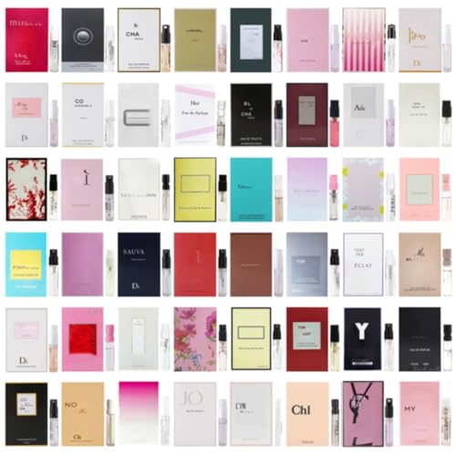 Designer Perfume Sampler Set for Women Popular High End Fragrance Samples (Random 12 Pcs)