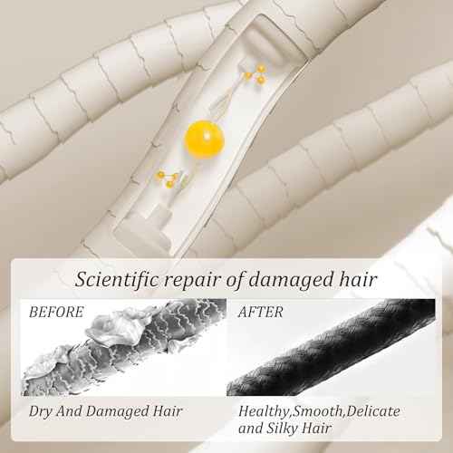 Tgideas Hydrating Collagen Hair Mask for Dry Damaged Hair-Deep Repair Conditioning Treatment Hair Smooth Masque for All Hair Types 8.45 Oz