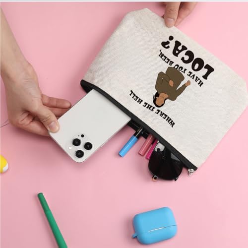 ZHAMEN N Funny Twilight Merch Makeup Bag Where The Hell Have You Been Inspired Twilight Gifts TV Show Merchandise for Women Fans Teens Girls Daughter Friends Her Nurse Graduation Birthday Friendship