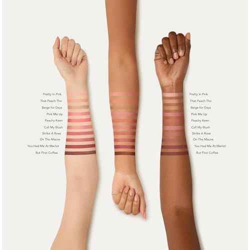 bareMinerals Gen Nude Powder Blush, Mineral-Based Pressed Blush Powder, All Day Wear, Buildable Coverage, Matte Soft Focus Finish, Talc-Free, Vegan