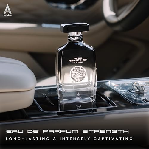 Absolute Noir Eau De Parfum for Men 100Ml 3.4Oz - Luxurious and Long Lasting Fragrances with Top Notes of Bergamot, Lemon, Grapefruit, Pink Pepper - Best Alternative for Absolu Aventus
