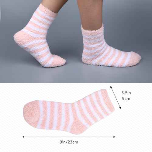 3 Pairs Aloe Socks, Aloe Infused Socks for Women, Fuzzy Moisturizing Socks, Spa Socks for Men, Lotion Socks Heel Socks for Dry Cracked Feet Women, Gel Socks Sleep Socks