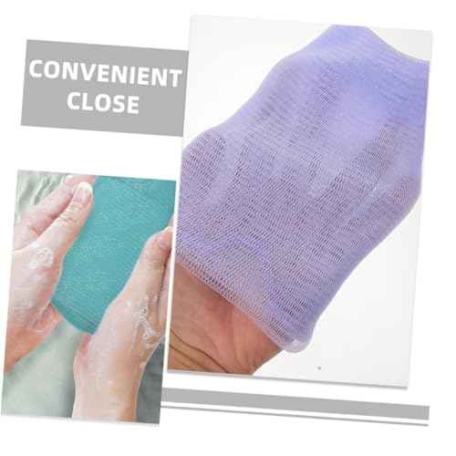 4pcs Soap Bar Shower Bag Lathering Mesh for Face Net Pouch Exfoliating