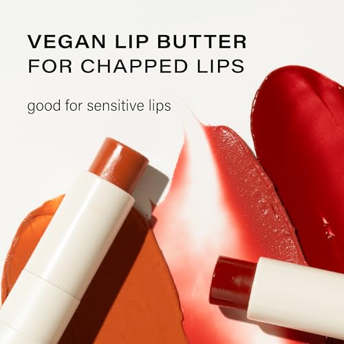Melixir Vegan Lip Butter Duo Set ? Holiday Stocking Stuffers for Women, Makeup Christmas Gift, Hydrating Tinted Chapstick, Shea Butter & Vitamin E for Dry Cracked Lips, Trendy Lip Balm Kit for Girls