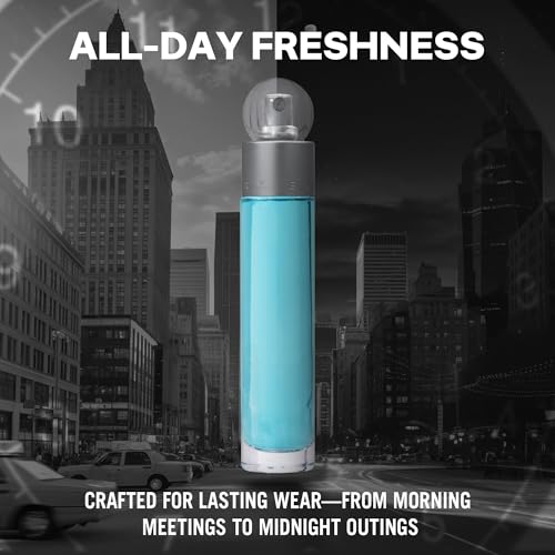 Perry Ellis 360¡Æ Eau De Toilette Spray for Men - Mens Cologne, Long Lasting Perfume, EDT, Fragrance with Notes of Bergamot, Juniper & Musk - 3.4 fl oz (100 mL)