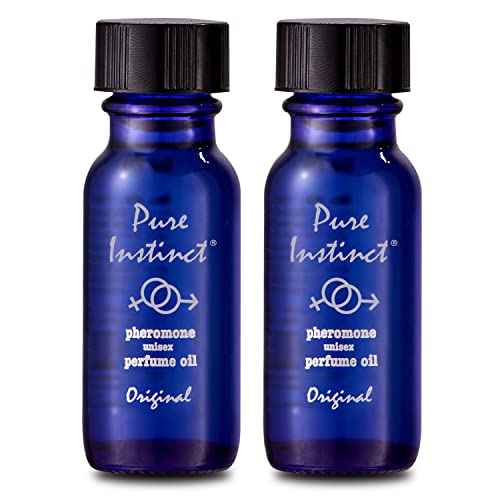Pure Instinct (2-Pack - The Original Pheromone Infused Essential Oil Perfume Cologne - Unisex For Men and Women - TSA Ready
