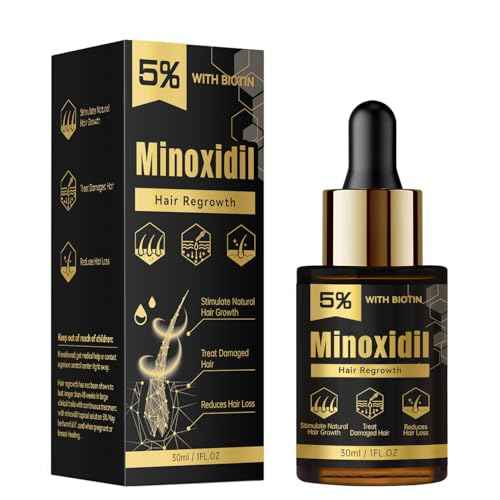 5% Minoxidil Hair Growth Serum for Men and Women, for Hair and Beard Regrowth Treatment - 30ml